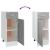 Dulap inferior cu sertar gri sonoma 30x46x81,5cm lemn prelucrat GartenMobel Dekor