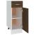 Dulap inferior cu sertar stejar maro 30x46x81,5cm lemn compozit GartenMobel Dekor