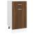 Dulap inferior cu sertar stejar maro 40x46x81,5cm lemn compozit GartenMobel Dekor
