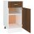 Dulap inferior cu sertar stejar maro 40x46x81,5cm lemn compozit GartenMobel Dekor