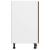 Dulap inferior cu sertar stejar maro 40x46x81,5cm lemn compozit GartenMobel Dekor