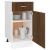 Dulap inferior cu sertar stejar maro 40x46x81,5cm lemn compozit GartenMobel Dekor
