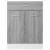 Dulap inferior cu sertar gri sonoma 60x46x81,5cm lemn prelucrat GartenMobel Dekor