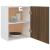 Dulap suspendat, stejar maro, 50x31x60 cm, lemn prelucrat GartenMobel Dekor