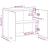 Dulap suspendat, gri sonoma, 80x31x60 cm, lemn prelucrat GartenMobel Dekor