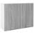 Dulap suspendat, gri sonoma, 80x31x60 cm, lemn prelucrat GartenMobel Dekor