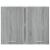 Dulap suspendat, gri sonoma, 80x31x60 cm, lemn prelucrat GartenMobel Dekor