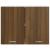 Dulap suspendat, stejar maro, 80x31x60 cm, lemn prelucrat GartenMobel Dekor