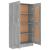 Bibliotecă, gri sonoma, 82,5x30,5x150 cm, lemn prelucrat GartenMobel Dekor
