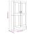 Bibliotecă, gri sonoma, 82,5x30,5x150 cm, lemn prelucrat GartenMobel Dekor