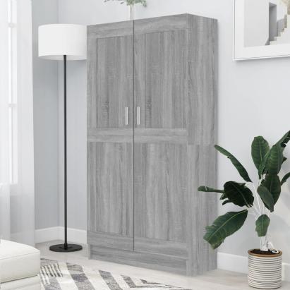 Bibliotecă, gri sonoma, 82,5x30,5x150 cm, lemn prelucrat GartenMobel Dekor