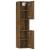 Dulap de baie, stejar fumuriu, 30x30x130 cm, lemn prelucrat GartenMobel Dekor