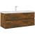 Dulap chiuvetă, stejar fumuriu, 100x38,5x45 cm, lemn prelucrat GartenMobel Dekor