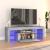 Comodă TV cu lumini LED, gri sonoma, 120x35x40 cm GartenMobel Dekor