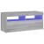 Comodă TV cu lumini LED, gri sonoma, 90x35x40 cm GartenMobel Dekor