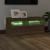 Comodă TV cu lumini LED, stejar maro, 90x35x40 cm GartenMobel Dekor