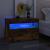 Comodă TV cu lumini LED, stejar fumuriu, 60x35x40 cm GartenMobel Dekor