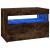 Comode TV cu lumini LED, 2 buc., stejar fumuriu, 60x35x40 cm GartenMobel Dekor