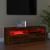 Comodă TV cu lumini LED, stejar fumuriu, 120x35x40 cm GartenMobel Dekor