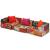 Canapea puf modulară cu 3 locuri, petice, material textil GartenMobel Dekor