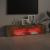 Comodă TV cu lumini LED, stejar fumuriu, 135x39x30 cm GartenMobel Dekor