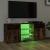 Comodă TV cu lumini LED, stejar fumuriu, 120x30x50 cm GartenMobel Dekor
