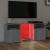 Comodă TV cu lumini LED, gri sonoma, 120x30x50 cm GartenMobel Dekor