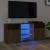 Comodă TV cu lumini LED, stejar maro, 120x30x50 cm GartenMobel Dekor