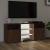 Comodă TV cu lumini LED, stejar maro, 120x30x50 cm GartenMobel Dekor