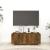 Comodă TV, stejar fumuriu, 100x35x40 cm, lemn prelucrat GartenMobel Dekor