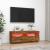 Comodă TV cu lumini LED, stejar fumuriu, 100x35x40 cm GartenMobel Dekor