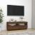 Comodă TV cu lumini LED, stejar maro, 100x35x40 cm GartenMobel Dekor