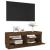 Comodă TV cu lumini LED, stejar maro, 100x35x40 cm GartenMobel Dekor