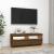 Comodă TV cu lumini LED, stejar maro, 100x35x40 cm GartenMobel Dekor