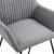 Scaune de sufragerie, 6 buc., gri deschis, material textil GartenMobel Dekor