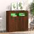 Servantă cu lumini LED, stejar maro, 80x35x75 cm GartenMobel Dekor