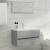 Set mobilier de baie, 2 piese, gri sonoma, lemn prelucrat GartenMobel Dekor