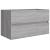 Set mobilier de baie, 2 piese, gri sonoma, lemn prelucrat GartenMobel Dekor
