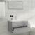 Set mobilier de baie, 2 piese, gri sonoma, lemn prelucrat GartenMobel Dekor