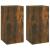 Comode TV, 2 buc., stejar fumuriu, 30,5x30x60 cm lemn prelucrat GartenMobel Dekor