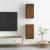 Dulapuri TV, 2 buc., stejar maro, 30,5x30x60 cm, lemn prelucrat GartenMobel Dekor