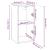 Dulapuri TV, 2 buc., stejar maro, 30,5x30x60 cm, lemn prelucrat GartenMobel Dekor