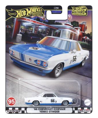 HOT WHEELS BOULEVARD MASINUTA METALICA CHEVROLET CORVAIR YENKO STINGER 66 SCARA 1:64 SuperHeroes ToysZone