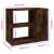 Dulap lateral, stejar fumuriu, 60x30x50 cm, lemn prelucrat GartenMobel Dekor