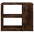 Dulap lateral, stejar fumuriu, 60x30x50 cm, lemn prelucrat GartenMobel Dekor