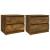 Noptiere, 2 buc., stejar fumuriu, 50x39x43,5 cm, lemn prelucrat GartenMobel Dekor