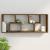 Raft de perete, stejar fumuriu, 36x16x90 cm, lemn prelucrat GartenMobel Dekor
