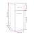 Dulap de farmacie stejar fumuriu 20x45,5x60 cm lemn prelucrat GartenMobel Dekor