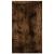 Rafturi de perete cub, 2 buc. stejar fumuriu 80x15x26,5 cm lemn GartenMobel Dekor