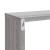 Rafturi de perete cub, 4 buc., gri sonoma, 80x15x26,5 cm, lemn GartenMobel Dekor